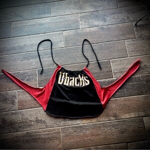 Custom Arizona Diamondbacks halter top red black 0S